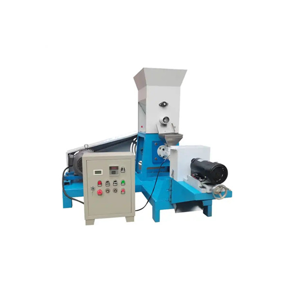 Floating fish feed pellet machine